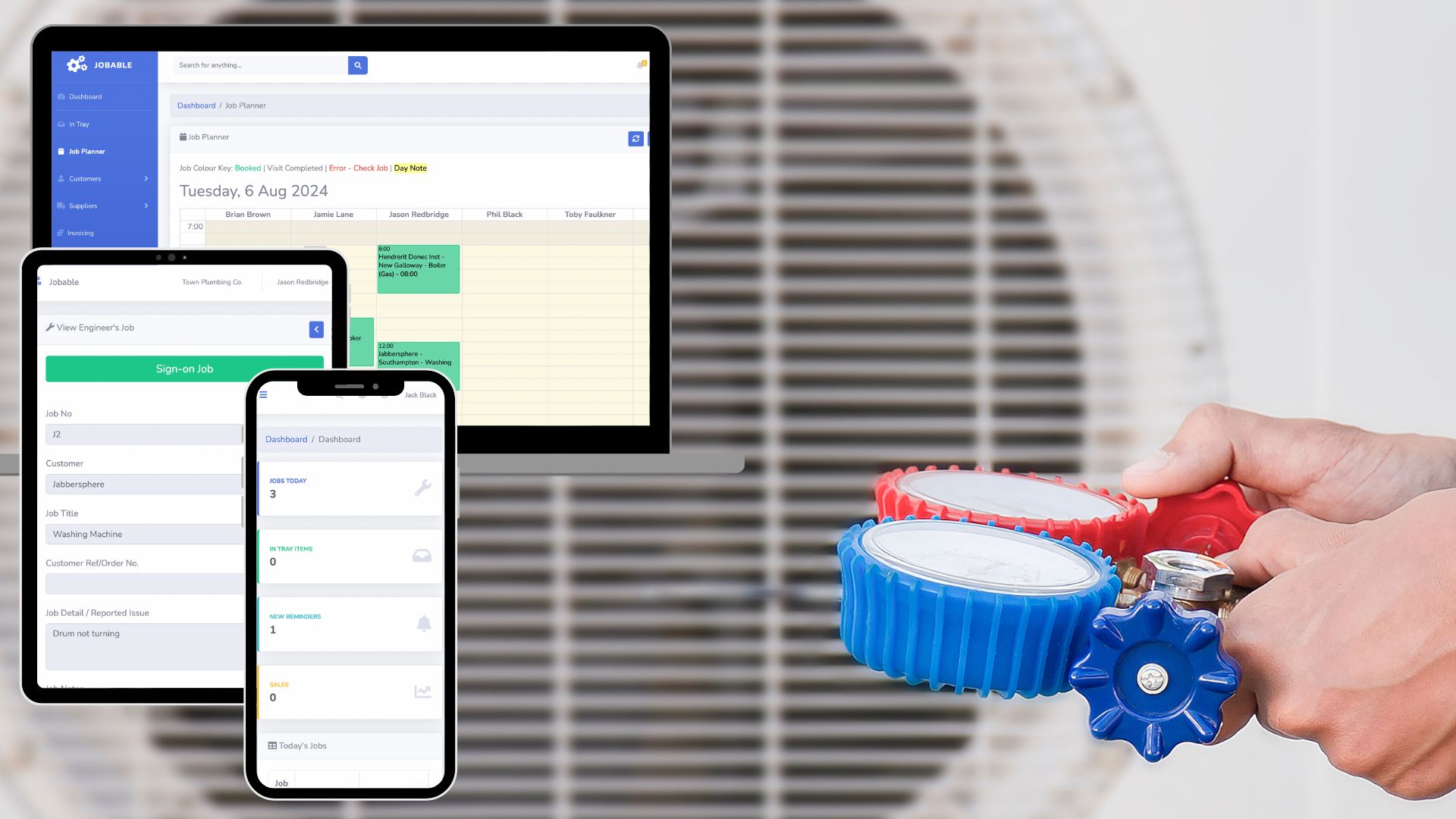 We know the job sheet app business